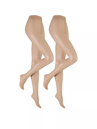HUDSON | Strumpfhose 2-er Pkg. "Simply20" (Skin) | beige